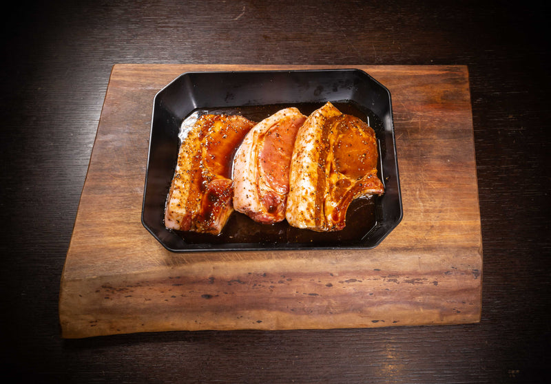 Maple Teryaki Marinated Pork Chops